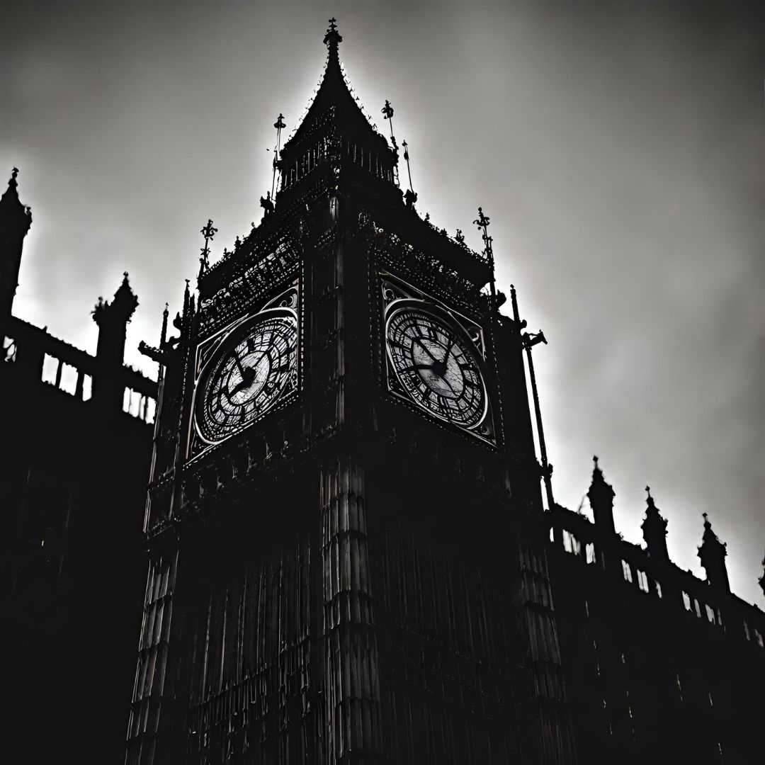 Big Ben in het duister